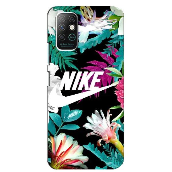 Чехол с рисунком «Цветочный Nike» для Infinix Note 8 Чехол с рисунком «Цветочный Nike» для Infinix Note 8
