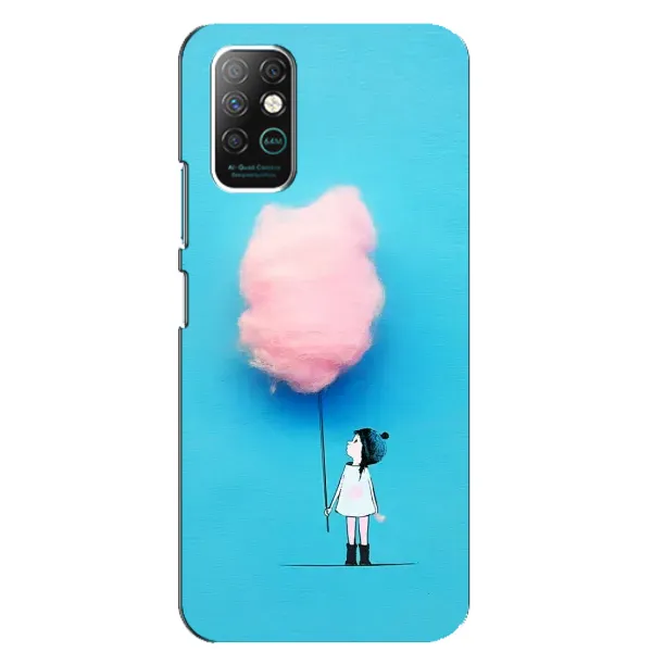 Чехол с рисунком «Девочка с тучкой» для Infinix Note 8 Чехол с рисунком «Девочка с тучкой» для Infinix Note 8
