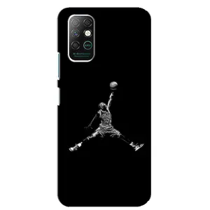 Силіконовый Чохол Nike Air Jordan на Інфінікс Нот 8 (Джордан)