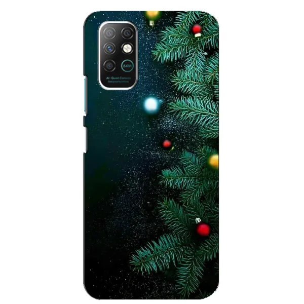 Чехол с рисунком «Елка» для Infinix Note 8