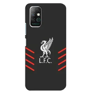 Силіконові Чохли з принтом Футбол на Infinix Note 8 (Емблема Liverpool)