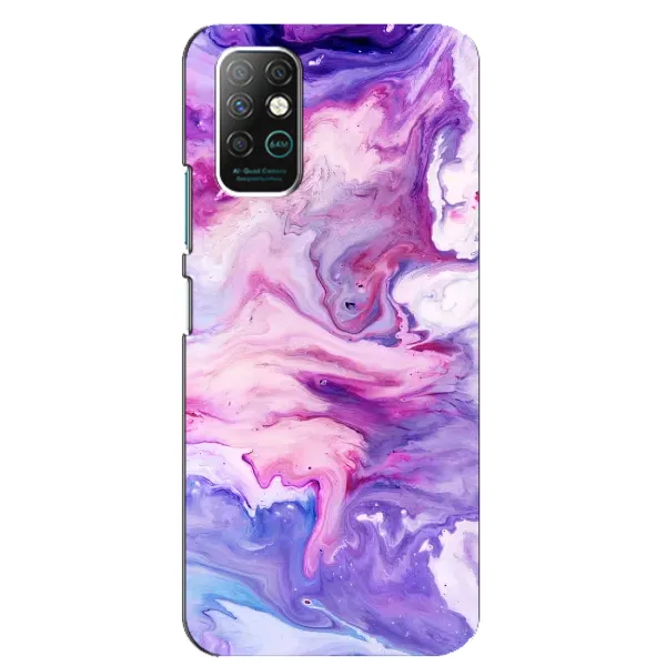 Чехол с рисунком «Фиолетовый мрамор» для Infinix Note 8 Чехол с рисунком «Фиолетовый мрамор» для Infinix Note 8