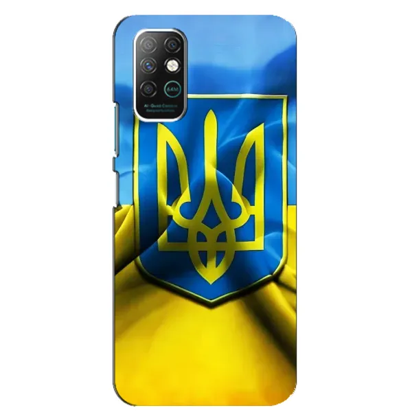 Чехол с рисунком «Герб и Флаг Украины» для Infinix Note 8