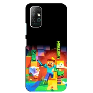 Чохли для Infinix Note 8 (Персонажі МайнКрафт) (Герой Майнкрафт)