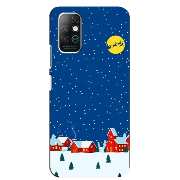 Чехол с рисунком «Город в снегу» для Infinix Note 8 Чехол с рисунком «Город в снегу» для Infinix Note 8