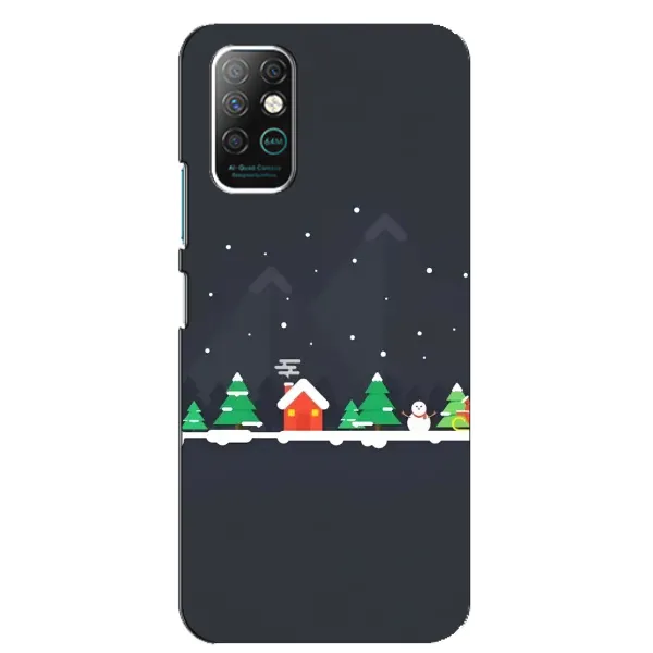 Чехол с рисунком «Город зимний» для Infinix Note 8 Чехол с рисунком «Город зимний» для Infinix Note 8