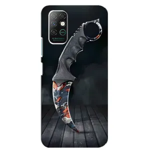 Чехол КИБЕРСПОРТ для Infinix Note 8 (Кинжал КС ГО)
