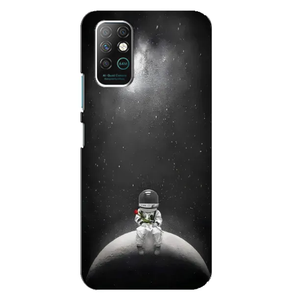 Чехол с рисунком «Космонавт романтик» для Infinix Note 8