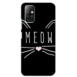 Бампер с изображением Котиков для Інфиникс Нот 8 (КОТИК MEOW)