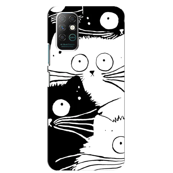 Чехол с рисунком «КОТИКИ» для Infinix Note 8 Чехол с рисунком «КОТИКИ» для Infinix Note 8