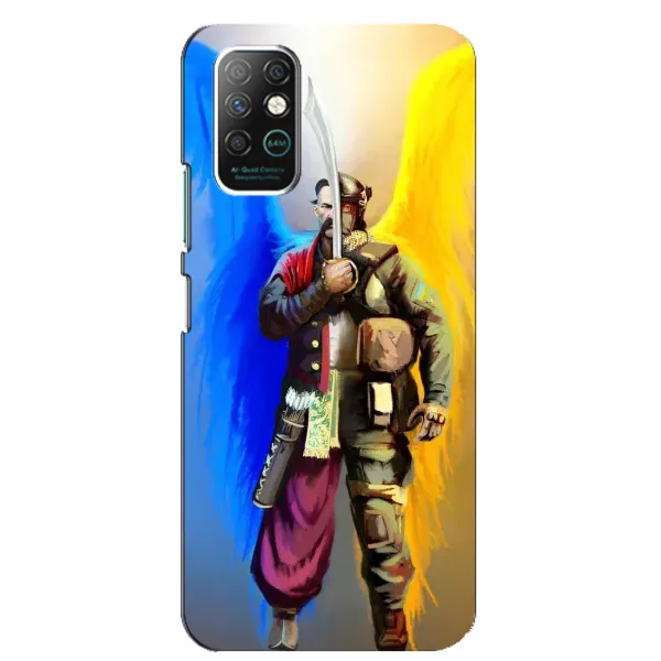 Чехол с рисунком «Козак с крыльями» для Infinix Note 8 Чехол с рисунком «Козак с крыльями» для Infinix Note 8
