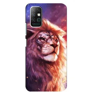 Чехол с картинкой на Infinix Note 8 (Красочный ЛЕВ)