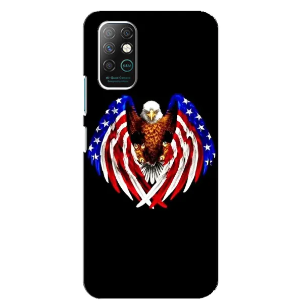 Чехол с рисунком «Крылья США» для Infinix Note 8 Чехол с рисунком «Крылья США» для Infinix Note 8