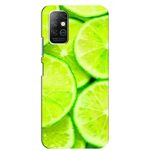 Чехол с изображением  вкусной еды для Infinix Note 8 (Лайм)