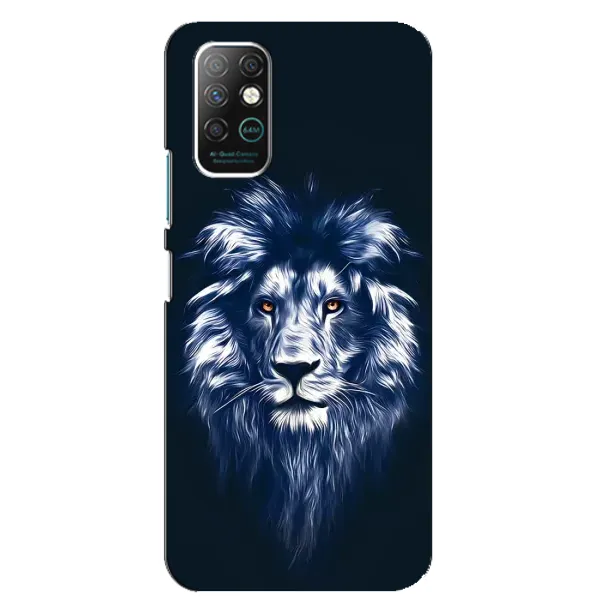 Чехол с рисунком «Лев - синий» для Infinix Note 8 Чехол с рисунком «Лев - синий» для Infinix Note 8