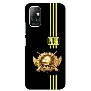 Чохол (TPU) з картинкою "Лого Пабг" на Інфінікс Нот 8 (Логотип PUPG)