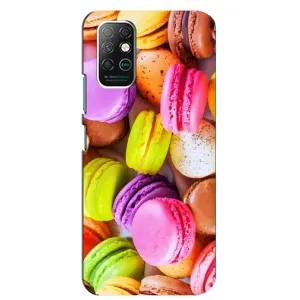 Чохол з зображенням смачної їжі для Infinix Note 8 (Макаруни)