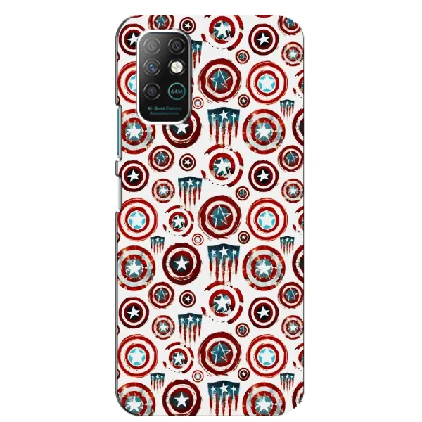 Чехол с рисунком «Марвел щиты» для Infinix Note 8 Чехол с рисунком «Марвел щиты» для Infinix Note 8