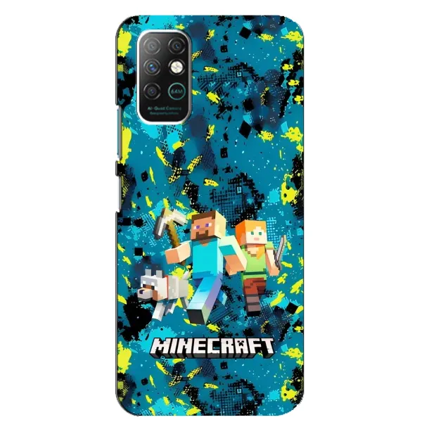 Чохол з малюнком «Майнкрафт» для Infinix Note 8 Чохол з малюнком «Майнкрафт» для Infinix Note 8