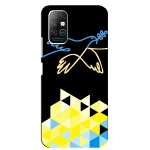 Чехол на Infinix Note 8 Украинский дизайн (Мир для Украины)