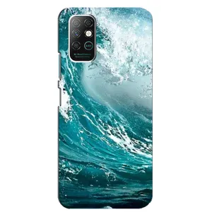 Летний Чехол на Infinix Note 8 (Морская волна)