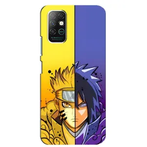 Купить Чехлы на телефон с принтом Anime для Infinix Note 8 (Naruto Vs Sasuke)