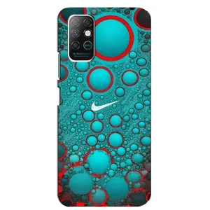 Силіконовый Чохол на Infinix Note 8 з картинкою НАЙК (Найк зелений)