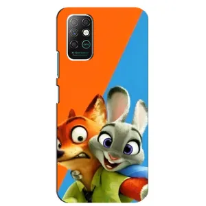 Чохли ЗООТРОПОЛІС для Infinix Note 8 (Нік і Хопс)