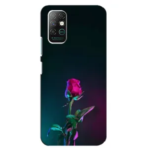 Чехлы с принтом Розочки для Infinix Note 8 (Ночная роза)