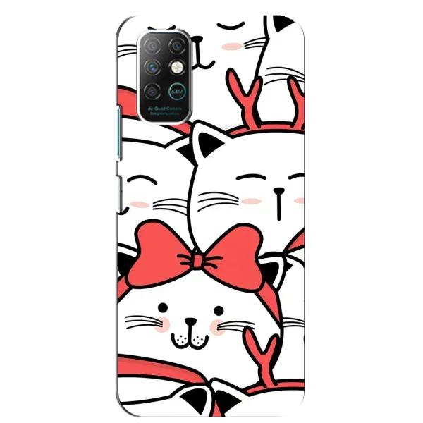 Чехол с рисунком «Новогодние котики» для Infinix Note 8 Чехол с рисунком «Новогодние котики» для Infinix Note 8