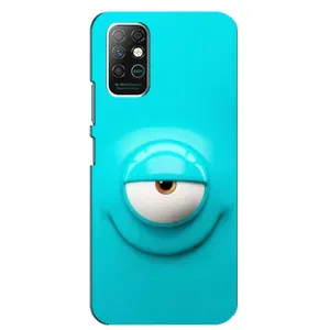 Силиконовые Чехлы (смешные стикеры) для Infinix Note 8 (Одноглазик)