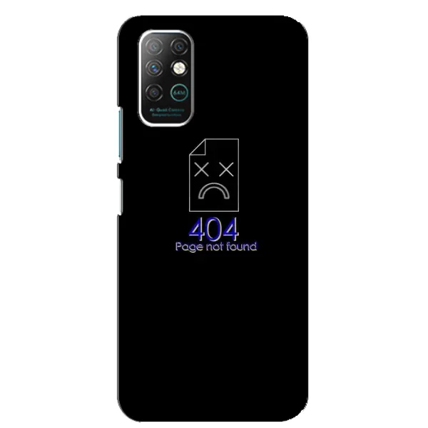 Чехол с рисунком «Ошибка 404» для Infinix Note 8 Чехол с рисунком «Ошибка 404» для Infinix Note 8