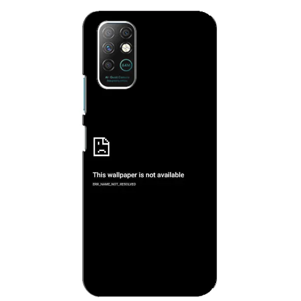 Чехол с рисунком «Ошибка» для Infinix Note 8 Чехол с рисунком «Ошибка» для Infinix Note 8