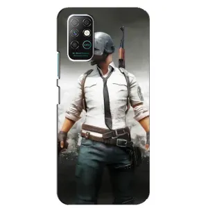 Чохол з картинкою "Герой Pubg" на Infinix Note 8 (Пабг)