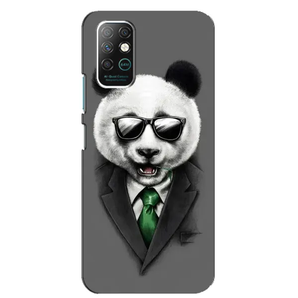 Чехол с рисунком «Панда в очках» для Infinix Note 8 Чехол с рисунком «Панда в очках» для Infinix Note 8