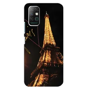 Чехол с Эйфелевой башней на Infinix Note 8 (Paris)