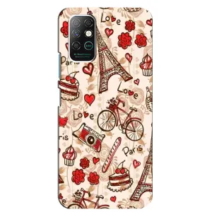 Чехол с Эйфелевой башней на Infinix Note 8