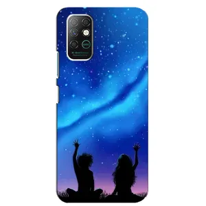 Силиконовые Чехлы Любимому человеку для Infinix Note 8 (Парочка)