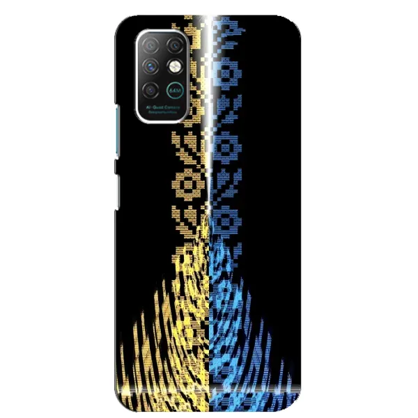 Чехол с рисунком «Патриотическая вышиванка» для Infinix Note 8