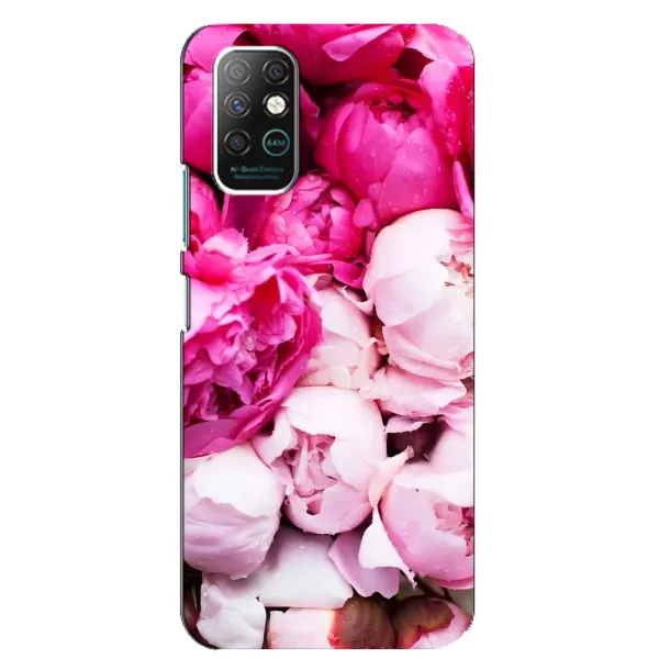 Чехол с рисунком «Пионы» для Infinix Note 8 Чехол с рисунком «Пионы» для Infinix Note 8