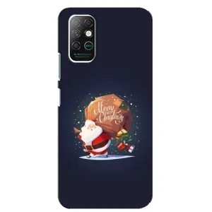 Чехол Санта Клаус для Infinix Note 8 (Подарки от Санты)