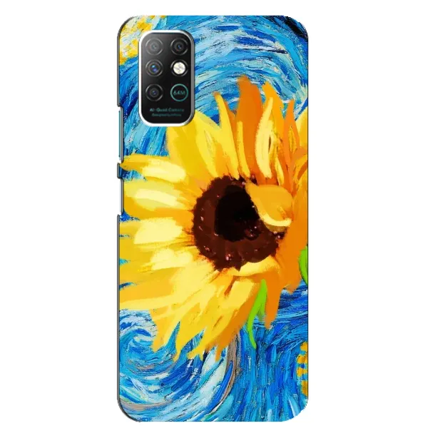 Чехол с рисунком «Подсолнух цветок» для Infinix Note 8 Чехол с рисунком «Подсолнух цветок» для Infinix Note 8