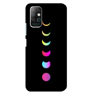 Чехол (ТПУ) с планетами на Infinix Note 8 (Полнолуние)