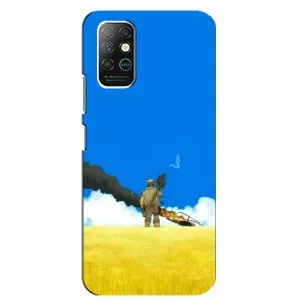 Чехлы на военную тематику для Infinix Note 8 (Попадание)