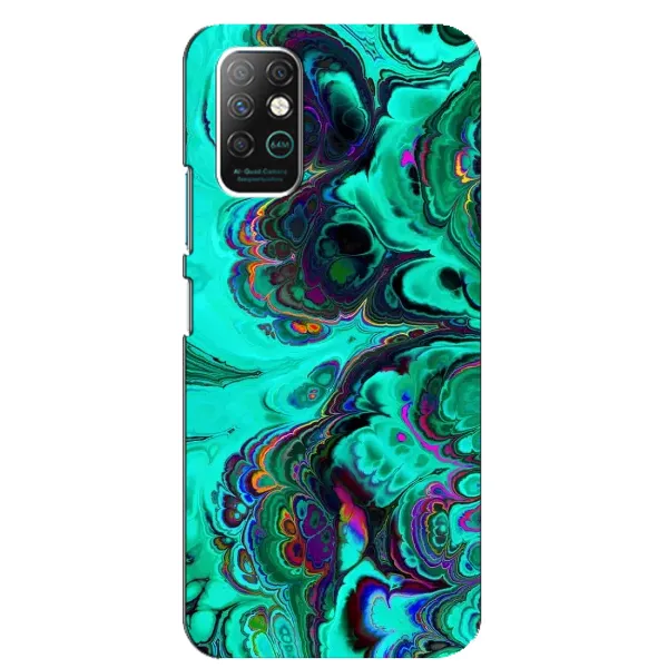 Чехол с рисунком «Салатный мрамор» для Infinix Note 8 Чехол с рисунком «Салатный мрамор» для Infinix Note 8