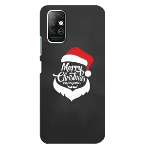 Чехол Санта Клаус для Infinix Note 8 (Санта Крисмас)