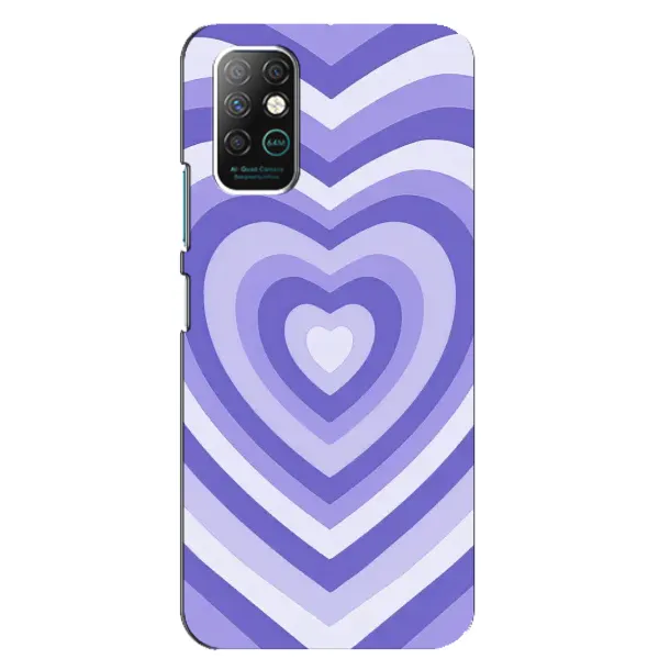 Чехол с рисунком «Сердце фиолет» для Infinix Note 8 Чехол с рисунком «Сердце фиолет» для Infinix Note 8