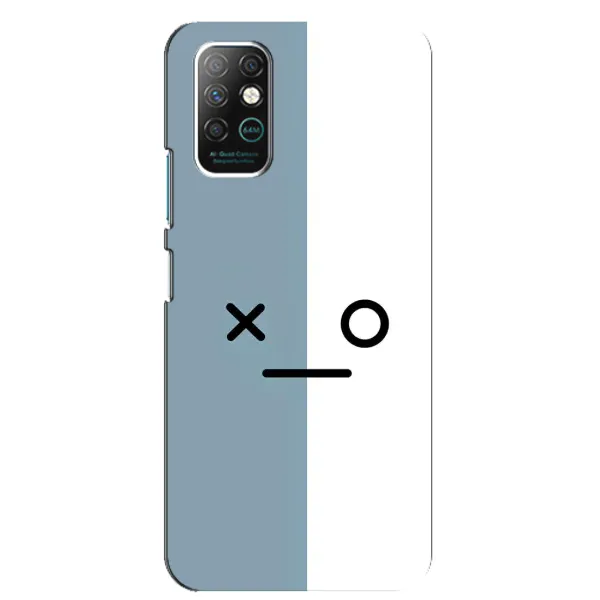 Чехол с рисунком «Серо-белый» для Infinix Note 8 Чехол с рисунком «Серо-белый» для Infinix Note 8