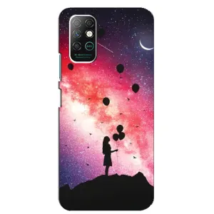 Силиконовые Чехлы Любимому человеку для Infinix Note 8 (Шарики в небе)