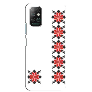 Силіконовый Чохол на Infinix Note 8 з картинкой Вишиванки (Силует вишиванки)